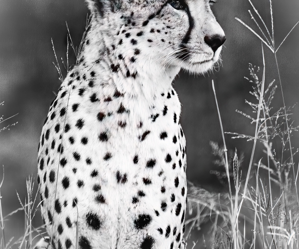 Cheetah Looking Left